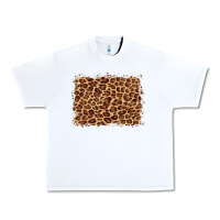White leopard background Urban Heavy Tee - BarkalooDesign