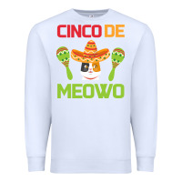 White Cinco De Meow Premium Sweatshirt - Bettercallsaul
