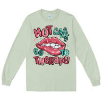 Matcha hot girls go to therapy Long Sleeve Tee - MaliasSmallBusiness