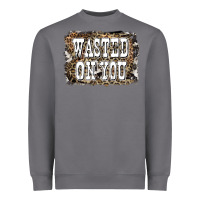 Storm Western Wasted On You Background Heavyweight Sweatshirt - LillyAllenDesigns