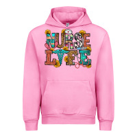 Fuchsia Pink nurse life Urban Hoodie - OliviaCreatesArt