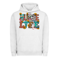 Pigment Lunar Rock nurse life Urban Hoodie - OliviaCreatesArt
