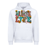 White nurse life Urban Hoodie - OliviaCreatesArt