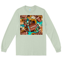 Matcha football cactus sunflower Long Sleeve Tee - JahusDesignShop