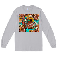 Moon Dust football cactus sunflower Long Sleeve Tee - JahusDesignShop