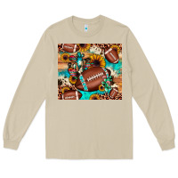 Mushroom football cactus sunflower Long Sleeve Tee - JahusDesignShop