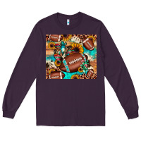 Plum football cactus sunflower Long Sleeve Tee - JahusDesignShop