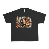 Cowhide Leopard Background Urban Heavy Tee | Teevron