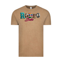 Vintage Coffee rodeo babe turquoise serape cowhide leopard Vintage Tee - Artiststas