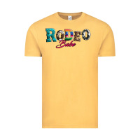 Vintage Mustard rodeo babe turquoise serape cowhide leopard Vintage Tee - Artiststas