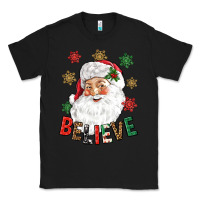 Black Believe Christmas Classic Tee - NancyCooperArtShop