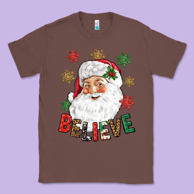 Believe Christmas Classic Tee Designed By Nancycooperartshop