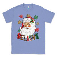 Colony Blue Believe Christmas Classic Tee - NancyCooperArtShop