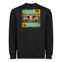 Black hereford cattle mom coaster Heavyweight Sweatshirt - Jasminsmagicworld