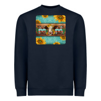 Navy hereford cattle mom coaster Heavyweight Sweatshirt - Jasminsmagicworld