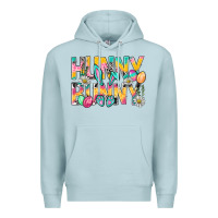 Blue Mist Hunny Bunny Easter Premium Hoodie - NancyCooperArtShop
