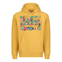 Mustard Hunny Bunny Easter Premium Hoodie - NancyCooperArtShop