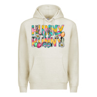 Oatmeal Heather Hunny Bunny Easter Premium Hoodie - NancyCooperArtShop