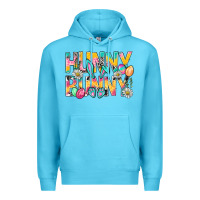 Ocean Blue Hunny Bunny Easter Premium Hoodie - NancyCooperArtShop