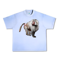 Grape Ice baboon Urban Heavy Tee - LillyAllenDesigns