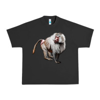 Pigment Black baboon Urban Heavy Tee - LillyAllenDesigns