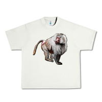 Pistachio baboon Urban Heavy Tee - LillyAllenDesigns