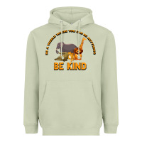Matcha In a World Where You Can Be Anything Bee Kind Heavyweight Hoodie - Bettercallsaul