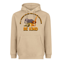 Mushroom In a World Where You Can Be Anything Bee Kind Heavyweight Hoodie - Bettercallsaul