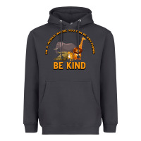 Smoke In a World Where You Can Be Anything Bee Kind Heavyweight Hoodie - Bettercallsaul