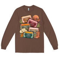 Chestnut customized country cassette tapes Long Sleeve Tee - MaliasSmallBusiness