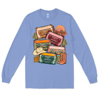 Colony Blue customized country cassette tapes Long Sleeve Tee - MaliasSmallBusiness