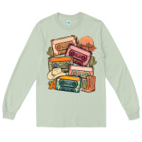 Matcha customized country cassette tapes Long Sleeve Tee - MaliasSmallBusiness