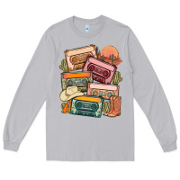 Moon Dust customized country cassette tapes Long Sleeve Tee - MaliasSmallBusiness