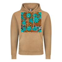 Vintage Camel leopard gemstone seamless pattern Vintage Hoodie - BundleAndBundleShop