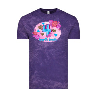 Cloud Purple back to school flowers fourth grade 3200x2400 Vintage Tee - AdoDesignShop