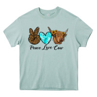 Arona peace love cow Heavy Core Tee - RanaPortraitStore