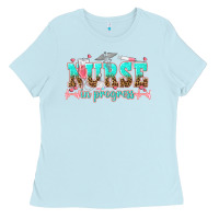 Baby Blue nurse in progress tbw Ladies Tee - texasbilliewilder