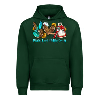Forest Green peace love phlebotomy Urban Hoodie - OliviaCreatesArt