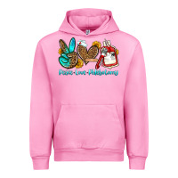 Fuchsia Pink peace love phlebotomy Urban Hoodie - OliviaCreatesArt