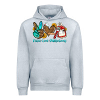Heather Grey peace love phlebotomy Urban Hoodie - OliviaCreatesArt