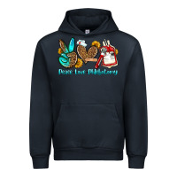 Navy peace love phlebotomy Urban Hoodie - OliviaCreatesArt