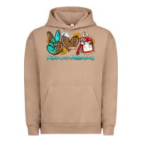 Pigment Burro peace love phlebotomy Urban Hoodie - OliviaCreatesArt