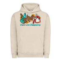 Pigment French Oak peace love phlebotomy Urban Hoodie - OliviaCreatesArt