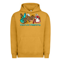 Pigment Peanut Butter peace love phlebotomy Urban Hoodie - OliviaCreatesArt