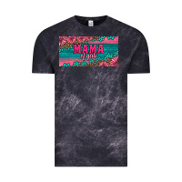 Cloud Black pink roses mama of girls license plate Vintage Tee - Artiststas