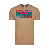 Vintage Coffee pink roses mama of girls license plate Vintage Tee - Artiststas