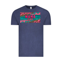 Vintage Denim pink roses mama of girls license plate Vintage Tee - Artiststas