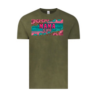 Vintage Olive pink roses mama of girls license plate Vintage Tee - Artiststas