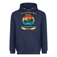 Navy Vintage 50th Birthday I'm Not Old I'm A Classic Born In 1970 Heavyweight Hoodie - Bettercallsaul