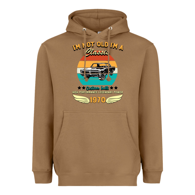 Vintage 50th Birthday I'm Not Old I'm A Classic Born In 1970 Heavyweight Hoodie by Bettercallsaul | Teevron